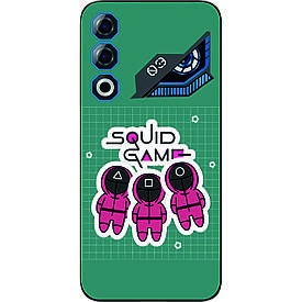 Силіконовий чохол case для ZTE Nubia Neo 3 GT 5G з картинкою Гра в кальмара Солдати