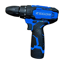 Акумуляторний шурупокрут Zegor Advanced 12 V (CDA-12) з АКБ 2шт-12V 2.0Ah, фото 2