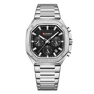 Curren 8459 Silver-Black