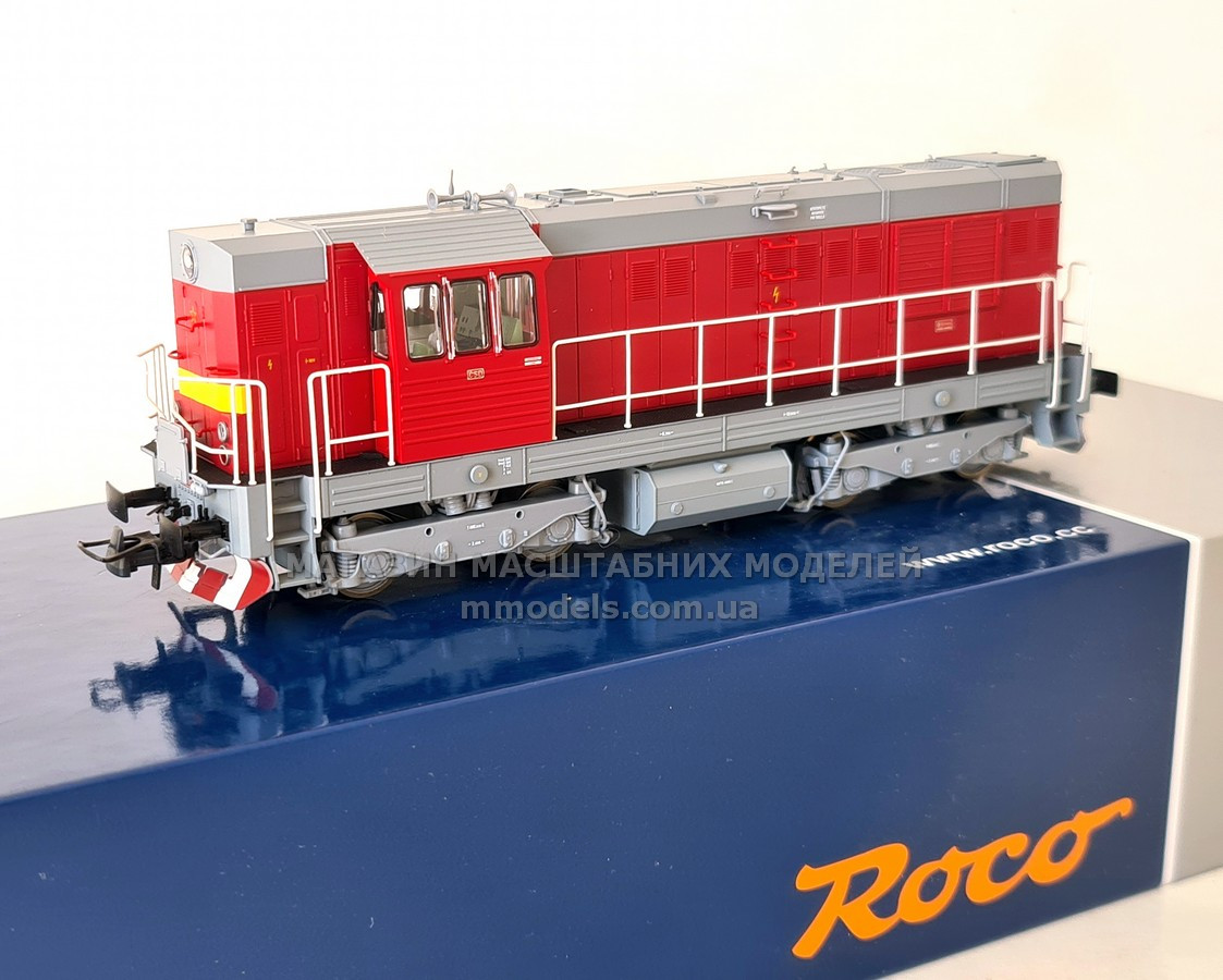 Модель маневрового тепловоза серii T466, масштаба Н0 1:87 Roco 7300003, фото 1