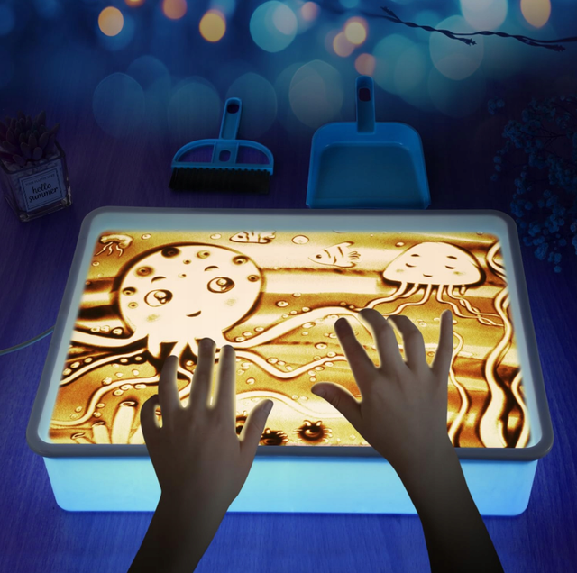 Развивающий стол с LED подсветкой для песочной анимации и мелкой моторики