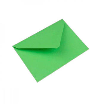 Конверт 7,5х11см Однотонний 5-85118 салатовий 647865 G-Rich