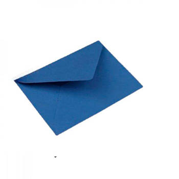 Конверт 7,5х11см Однотонний 5-85132 синій 647867 G-Rich