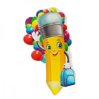 Прикраси А3 дитячі для залу картон Веселий олівець 647021 G-Rich