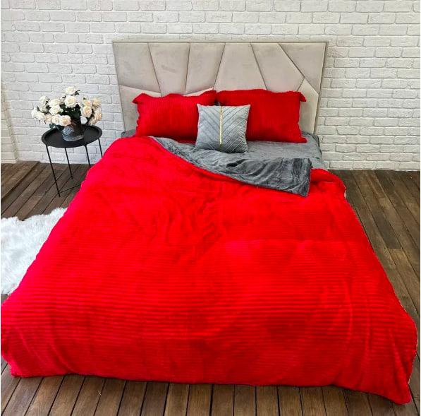 Постільна білизна фліс однотонна Євро № од15, розмір 220х240