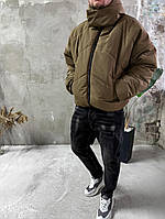 Куртка зимова (матова) зі знімним капюшоном виробництво Україна