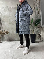 Куртка зимова з капюшоном чоловіча зима унісекс