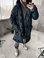 Куртка зимова з капюшоном чоловіча зимова стильна