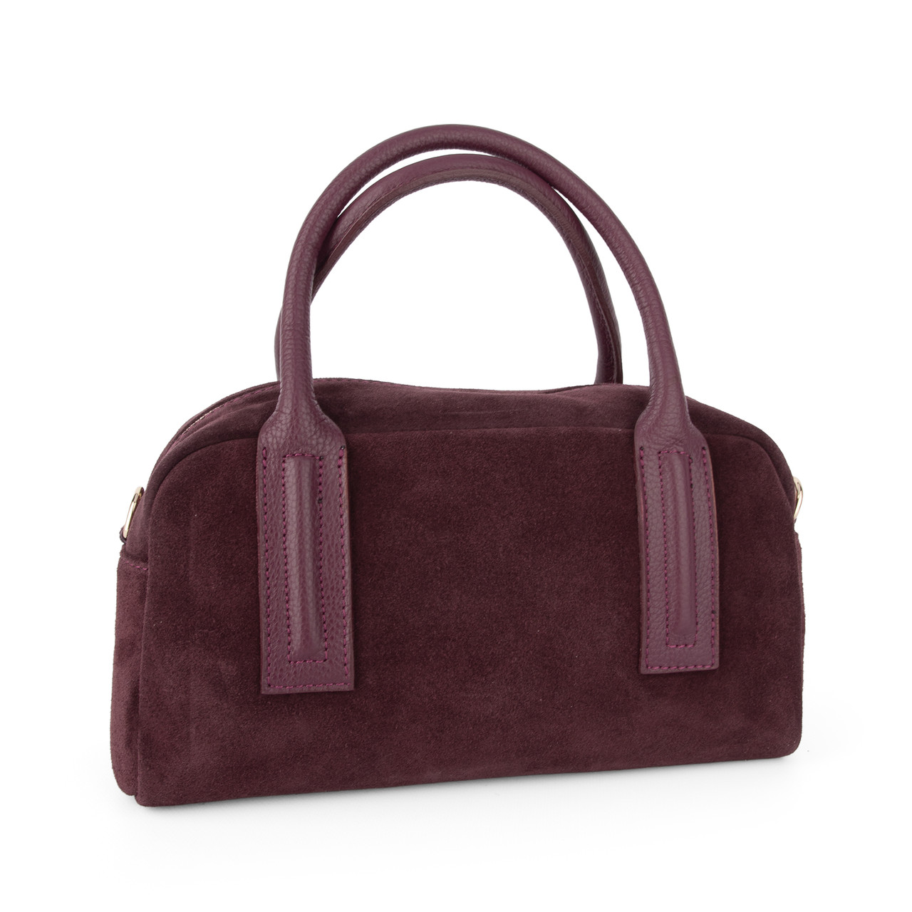 Сумка жіноча замшева Virginia Conti 03972 з ручками винна