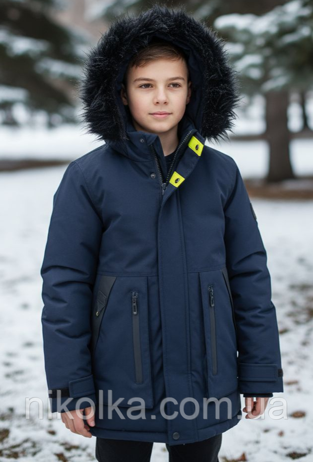 Куртка утеплена для хлопчиків оптом, S&D, 8-16 років, арт. KF164, фото 1