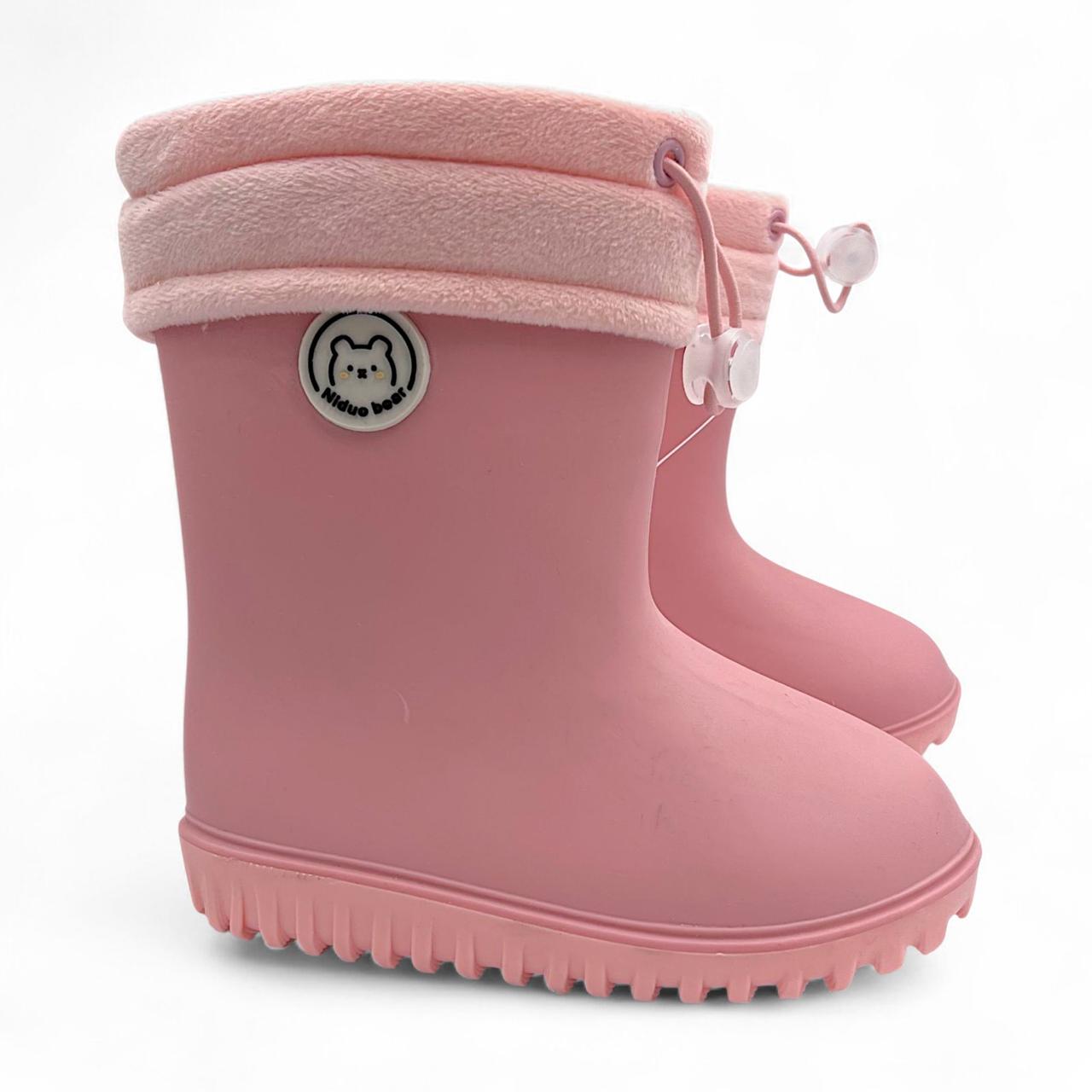 Дитячі гумові чоботи для дівчинки Apawwa 25-30см, фото 1