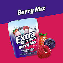 Жувальна гумка Extra Refreshers Berry Mix sugar free 40 шт США, фото 4