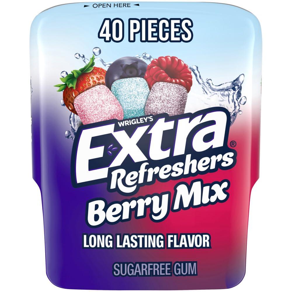 Жувальна гумка Extra Refreshers Berry Mix sugar free 40 шт США