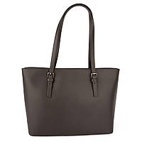 Сумка жіноча шопер шкіряна Virginia Conti 01701_g  велика з 2 ручками шоколадна