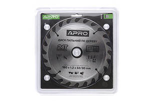 Диск пильний по дереву 180 мм 24 зуба для циркулярної пилки для точного різання деревини