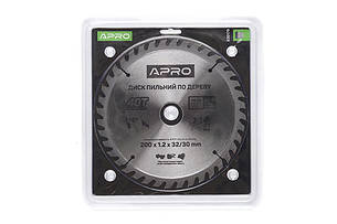 Диск пильний по дереву 200 мм 40 зубів для циркулярної пилки професійний різальний інструмент