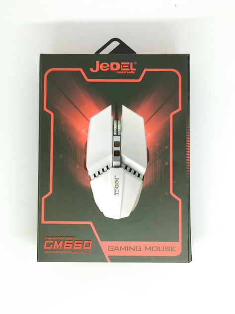 Миша USB JEDEL GM660 ігрова з підсвіткою до 3200 dpi 6 кнопок
