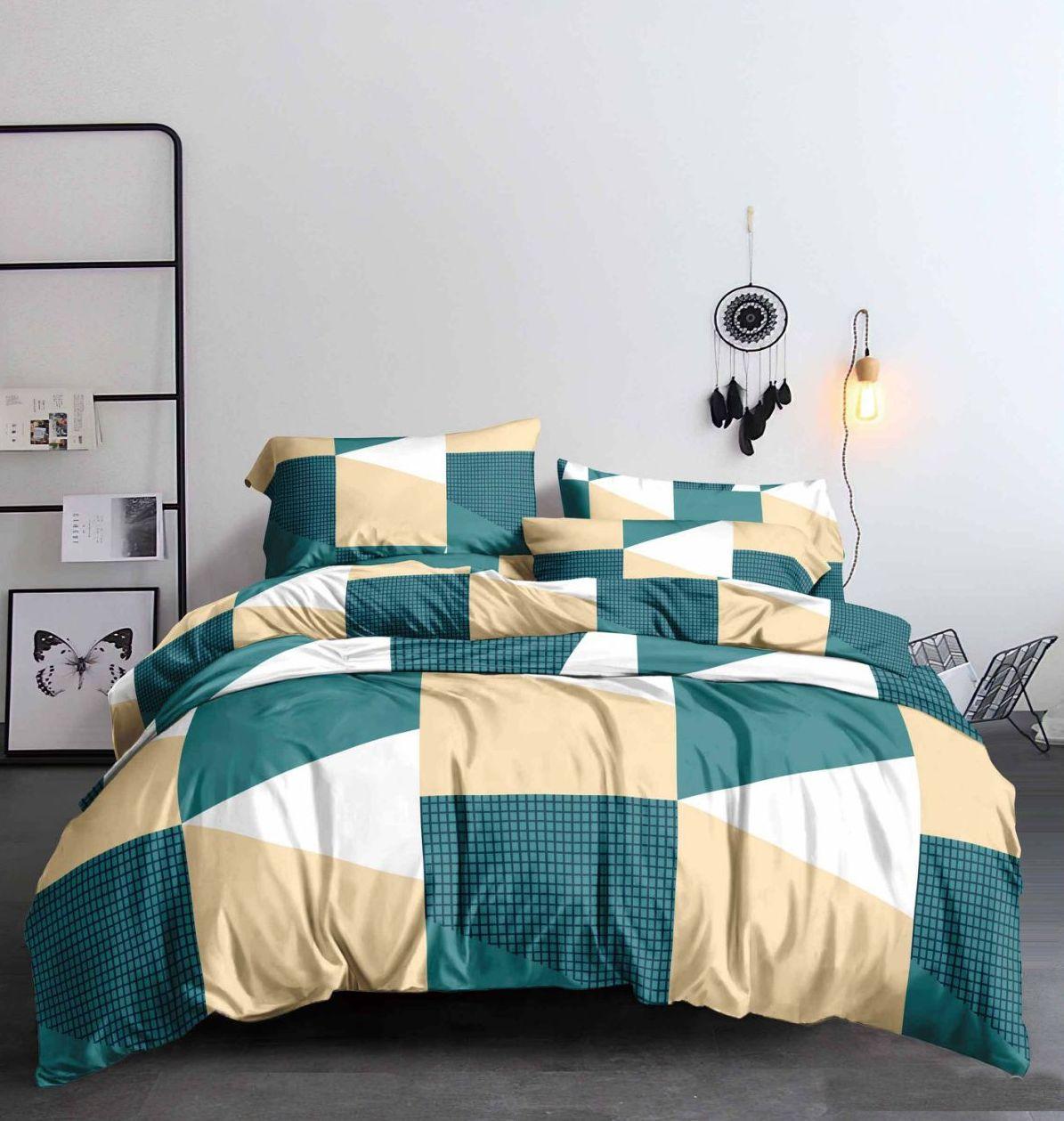 Набір постільної білизни Велюр № в570 Подвійний 200х220, на кнопках