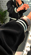 Жіночий чорний костюм двійка з трикотажу | Італія | Преміум якість, фото 3