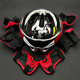 Якісний комплект захисту, шолом  + наколінники, налокітники, рукавички, фото 8