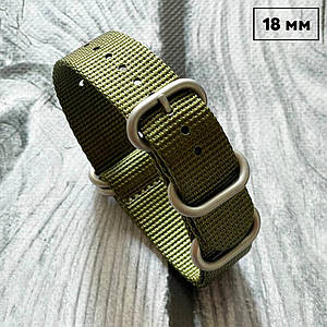 Ремешок Nato Green 18 мм
