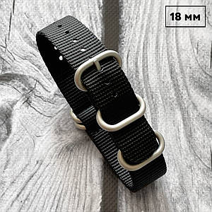 Ремешок Nato Black 18 мм