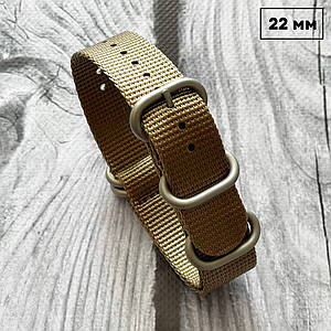 Ремешок Nato Khaki 22 мм