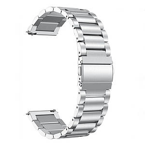 Браслет сталевий для Смарт годинників Silver