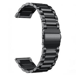 Браслет сталевий для Смарт годинників Black