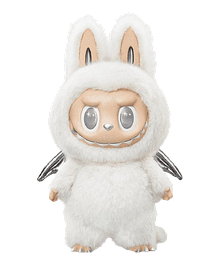 Велика іграшка Лабубу Pop Mart The Monsters Labubu Zimomo Angel in Clouds Figure 58 см