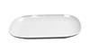 Тарілка овальна з меламіну 24х15 см біла, фото 2
