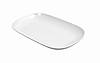 Тарілка овальна з меламіну 24х15 см біла, фото 3