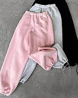 Штани оверсайз Модель: 1530-267 Кольори: сірий меланж, чорний, Барбі