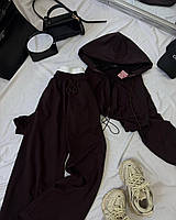 Костюм 3-ка Модель: 1530-259 Кольори: сірий меланж, графіт, рожевий, чорний, шоколад