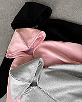 Зіп - Худі Модель: 1530-269 Кольори: чорний, Барбі, сірий меланж