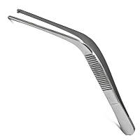 Пінцет вушний Вільде (Wilde) горизонтально-зігнутий 1/2 зуба, 105 мм PI-03-1206.1