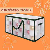 Коробка для зберігання новорічних куль XL, зелений