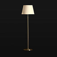 Підлоговий світильник для вітальні/спальні бронзовий корпус, плафон текстиль Е27