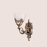 Бра з візерунчастим плафоном бронза патрон E27