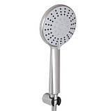 Смеситель для душа Lidz Aria 010 (с душевым гарнитуром) (k35) LDARI010NKS43361 Nickel, фото 5