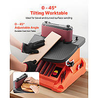 Шліфувальна машина з осцилюючим шпинделем VEVOR, шліфувальна машина зі шпинделем 2000 об/хв з ходом 16 мм, 5 втулками (12,7–50,8