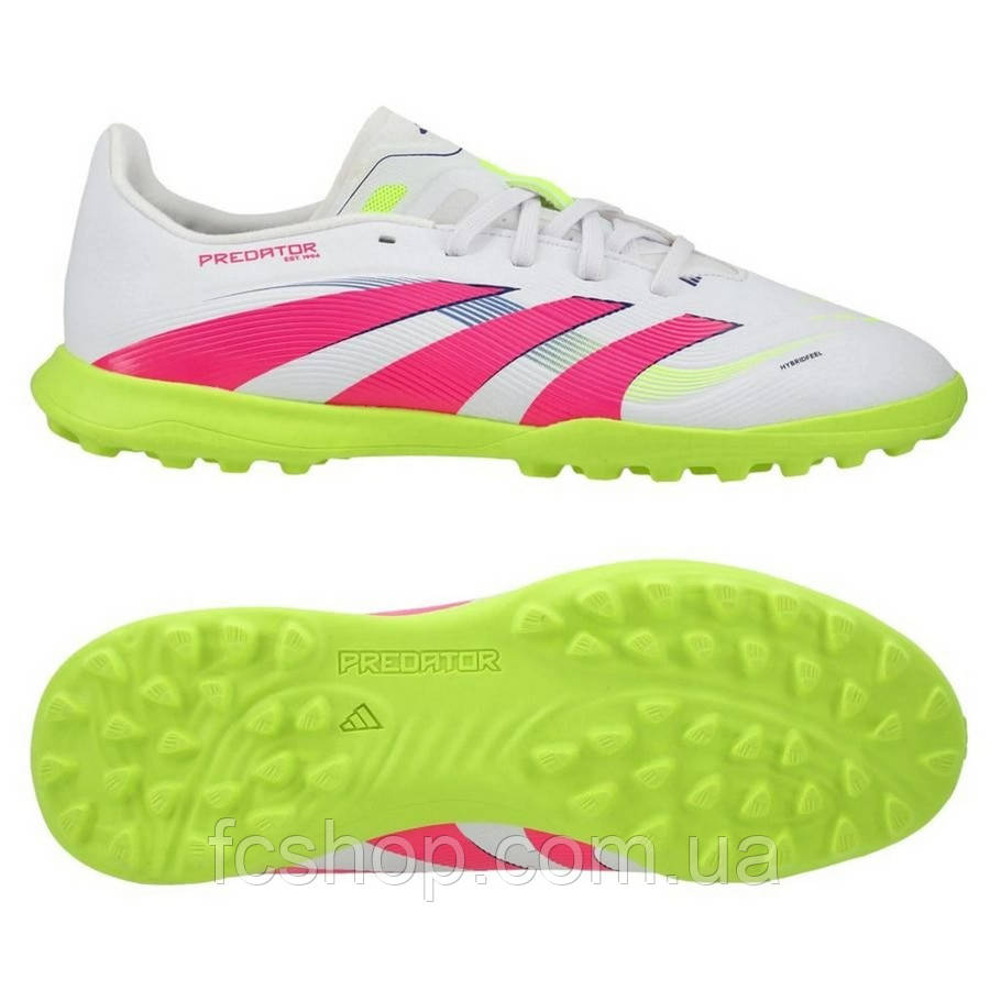 Дитячі сороконіжки Adidas Predator League Turf Kids ID3801, Білий, Розмір (EU) — 38, фото 1