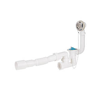 Сифон для ванни Lidz (WHI) 60 03 V002 00 з ревізією (вихід 50 мм)