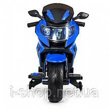 Дитячий електромотоцикл SPOKO SP-1600 синій, фото 2