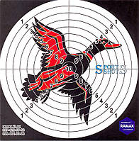 Мішень картонна S-Shots "Качка" 50 шт/пчк (138 мм х 138 мм) JGR