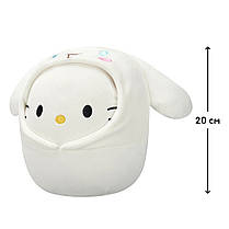 М'яка іграшка SQUISHMALLOWS серії "Хелоу Кітті" - ХЕЛОУ КІТТІ В ОБРАЗІ СІННАМОРОЛЛ (20 cm), фото 5