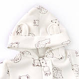 Комбінезон на блискавці для немовлят з капюшоном та шапочкою Savannah, фото 2