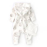 Комбінезон на блискавці для немовлят з капюшоном та шапочкою Savannah, фото 6