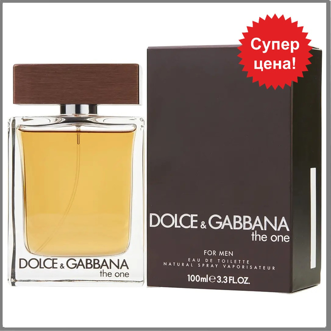 Dolce&Gabbana The One For Men туалетна вода 100 ml. (Дільче Габбана Зе Уан Фор Мен), фото 1