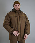 🔥 Куртка зимова "Ranger" (Койот) (непромокальна куртка, тактична, нгу, зсу, військова), фото 5